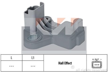 Датчик колінчастого вала. Датчик колінчастого вала, маховик KW 453602