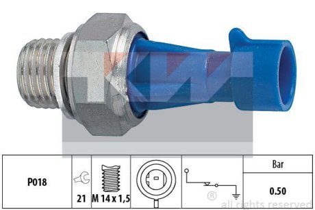 Датчик тиску мастила KW 500143