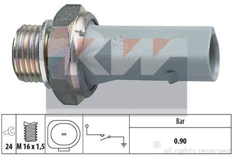 Датчик тиску мастила KW 500150