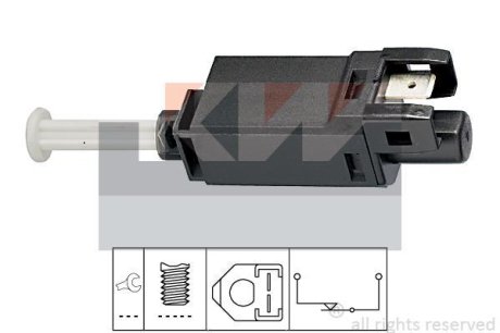 Вимикач ліхтаря сигналу гальма KW 510056