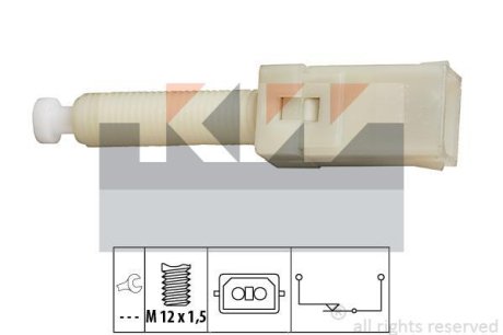 Вимикач ліхтаря сигналу гальма KW 510087