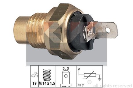 Датчик температуры охлаждающей жидкости KW 530096