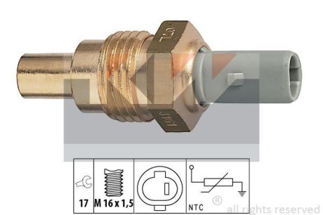 Датчик температури системи охолодження KW 530161 (фото 1)