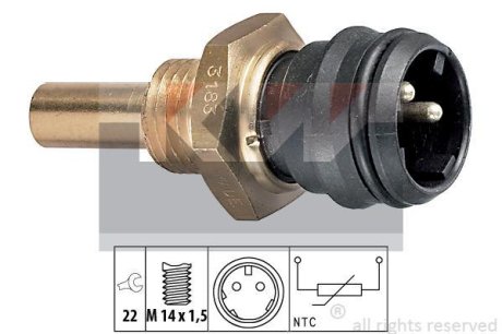 Датчик температури рідини охолодження. Датчик, температура охлаждающей жидкости. Датчик, температура охлаждающей жидкости KW 530183