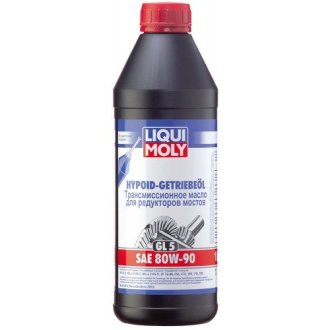 Трансмиссионное масло Hypoid GL-5 80W-90 минеральное 1 л LIQUI MOLY 3924