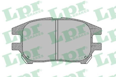 Гальмівні колодки, дискове гальмо (набір) LPR 05P1332