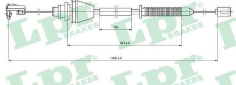 Трос акселератора LPR C0148A