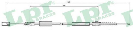 Трос ручного гальма LPR C0695B