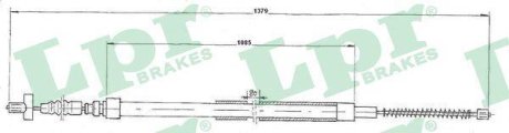 Трос ручного гальма LPR C0906B