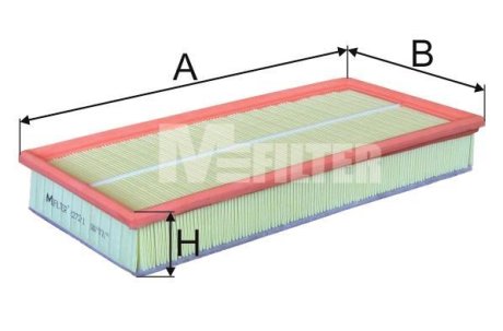 Фільтр повітряний M-FILTER K2721