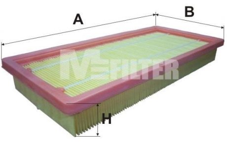 Фільтр повітряний 1.4i Doblo 10-/Bravo 07-/Punto 04- M-FILTER K7029 (фото 1)