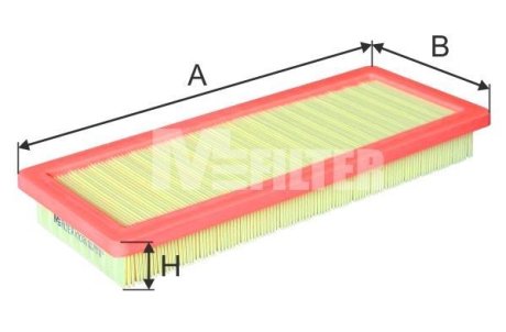 Фільтр повітряний Citroen C4/Peugeot 207/308 1.6 16V/THP 08- M-FILTER K7031