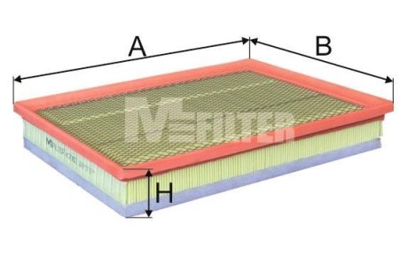 Фільтр повітряний Master/Mascott 3.0dCi 02- M-FILTER K7053