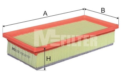 Фільтр повітряний M-FILTER K792