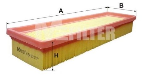 Фільтр повітряний M-FILTER K794