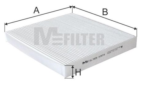 Фільтр салона M-FILTER K974