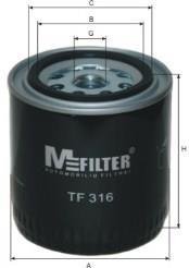 Фільтр мастила M-FILTER TF316