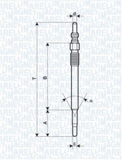 Свічка розжарювання MAGNETI MARELLI 062900029304