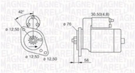 Стартер MAGNETI MARELLI 063521230120