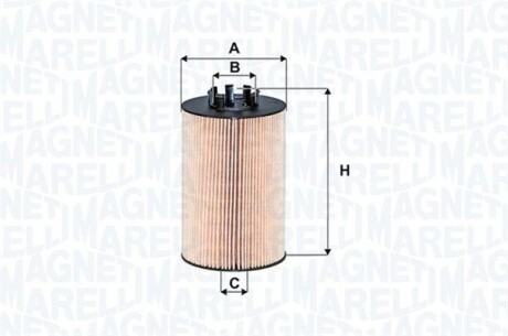 Масляний фільтр MINI (F56), 12.13- MAGNETI MARELLI 153071762441