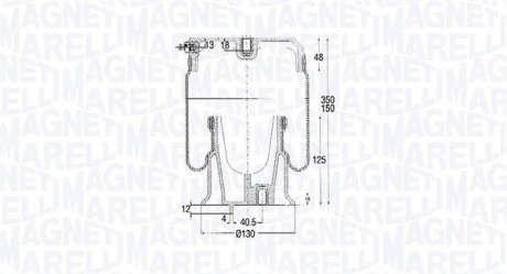 Пневмоподушка MAGNETI MARELLI 204241CFG