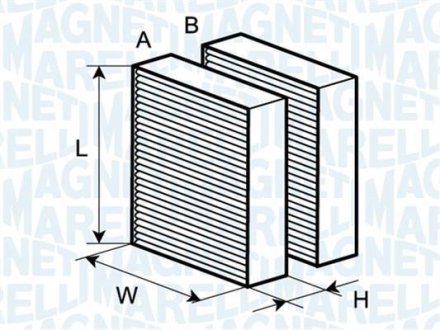 Фільтра салону MAGNETI MARELLI 350203062640