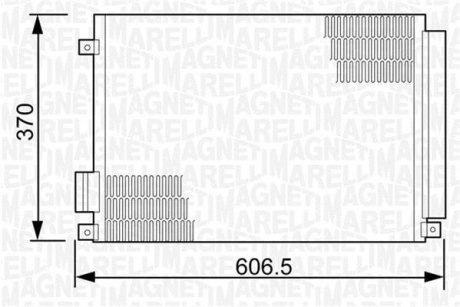 Радіатор кондиціонера MAGNETI MARELLI 350203497000