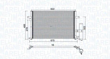 Радіатор кондиціонера MAGNETI MARELLI 350203912000