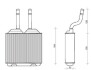 Радиатор печки Corsa B/Frontera B/Tigra MAGNETI MARELLI 350218261000 (фото 1)