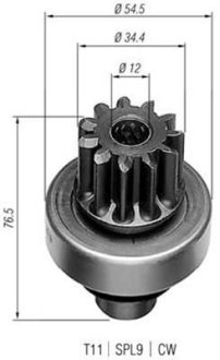 Бендикс стартера MAGNETI MARELLI 940113020203