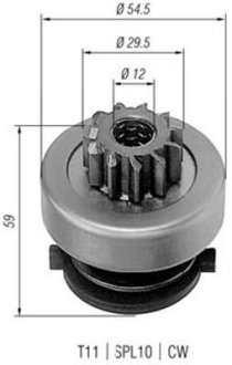 Бендикс стартера MAGNETI MARELLI 940113020257