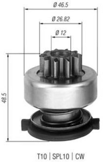 Бендикс стартера MAGNETI MARELLI 940113020309