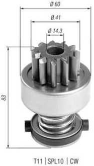 Бендикс стартера MAGNETI MARELLI 940113020404