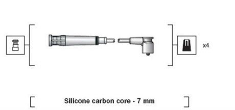 Комплект проводів запалювання MAGNETI MARELLI 941318111269