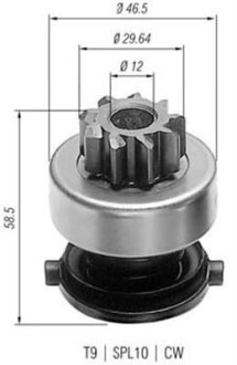 Бендикс стартера MAGNETI MARELLI AMB0136