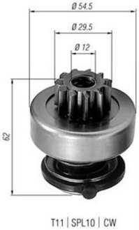 Бендикс стартера MAGNETI MARELLI AMB0217