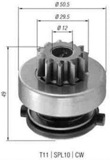 Бендикс стартера MAGNETI MARELLI AMB0366 (фото 1)