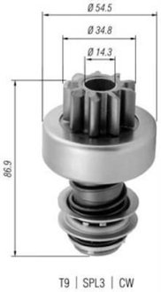 Бендикс стартера MAGNETI MARELLI AMB0380