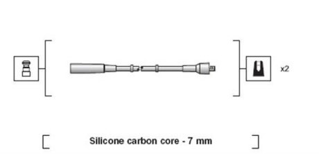 Дроти запалення, набір MAGNETI MARELLI MSK1197