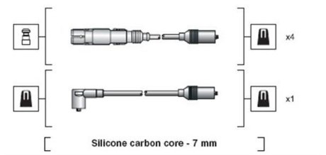 Дроти запалення, набір MAGNETI MARELLI MSK1270