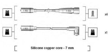 Набір проводів MAGNETI MARELLI MSK529