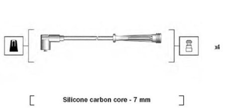 Дроти запалювання MAGNETI MARELLI MSK735