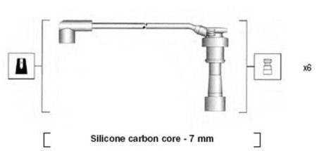 Набір проводів MAGNETI MARELLI MSK872