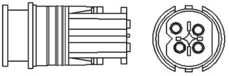 Лямбда-зонд DB SLK R171 55 AMG 04- MAGNETI MARELLI OSM025