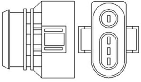 Лямбда-зонд VW 2,0/2,5 MAGNETI MARELLI OSM058