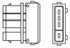 Лямбда-зонд AUDI/SEAT/SKODA 4 przewody, 583mm, 4.5 Ohm, 9W, PALCOWA MAGNETI MARELLI OSM069 (фото 1)