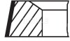 Кільця (1cyl) MB 87.5 (2.5/2/3)OM601/OM602/OM603 MAHLE / KNECHT 00293N2 (фото 2)