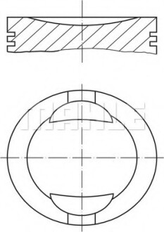 Поршень MAHLE / KNECHT 0093602 (фото 1)