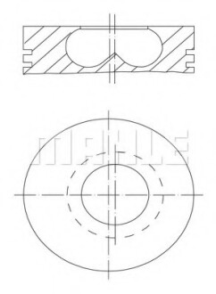 Поршень MAHLE / KNECHT 0095000