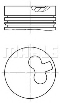 Поршень MAHLE / KNECHT 0112900